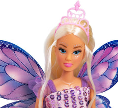 Simba Steffi Love Fantasy Fairy – Puppe (29 cm) als Zauberhafte Fee mit beweglichen Flügeln, Kamm & Haarclips, magisches Rollenspiel für Kinder ab 3 Jahren