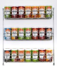 Ostmann Gewürze - gefülltes Gewürzregal mit 21 Gewürzdosen | Set aus Gewürze, Kräuter, Gewürzmischungen | zum Aufhangen | pour la Schranktür | Mange : 1 pièce