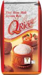 Q RICE – Riz au jasmin à grains longs 100% de Thaïlande - parfumé et aromatique avec une texture légèrement collante - idéal pour les currys, bowls et plats asiatiques - 1 x 5 kg