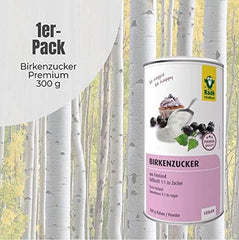 Raab Vitalfood Premium, Sucre de bouleau avec édulcorant Xylitol, Végétalien, Alternative 1:1 au sucre, 300 grammes Édulcorants Naty Shop