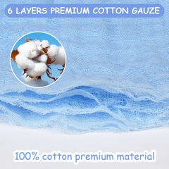 Prosoape de muselină pentru bebeluși, pachet de 8 prosoape din bumbac organic, absorbante, 25 x 25 cm Mama si Copilul Naty Shop