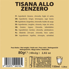 - Gingembre - Kapselmaschinen - exclusivement compatible avec NESPRESSO - 40 caps