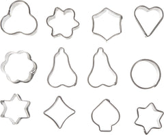 Zenker 7733 Ensemble de moules à biscuits, 12 pièces, pâtisserie