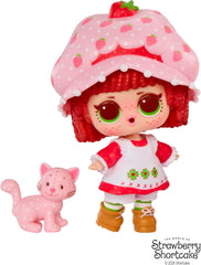 Mdr Surprise ! Loves Strawberry Shortcake Tots – Poupées parfumées à collectionner avec 7 surprises, animal de compagnie, mode, chaussures, chapeau, ensemble de jeu avec maison convertible Strawberry Shortcake, à partir de 4 ans