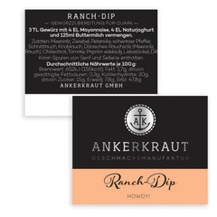 Ankerkraut Ranch Dip, 60g en verre de liège