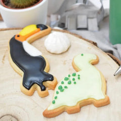 ScrapCooking - Lot de 16 emporte-pièces animaux - Emporte-pièces - 16 pièces - Lama, Renard, Écureuil, Éléphant, Tortue, Ours, Dinosaure - Moules de cuisson en acier inoxydable - 2028