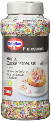 Dr. Oetker Sucres colorés professionnels pour la pâtisserie et la décoration, 700 grammes Naty Shop Default Title