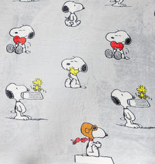 Kanguru Lit, couvre-lit, couverture polaire pour lit double, couverture en microfibre, Snoopy Peanuts GRIS, 230X230Cm, couverture d'été, couvre-lit de chambre Lits et Couvertures Besuche den Kanguru-Store