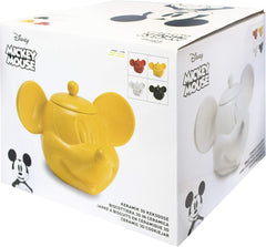 Joy Toy 62129 Bocal à Biscuits 3D Disney Mickey Mouse Jaune 25x17x20 Cm Boites De Conservation Alimentaire Naty Shop