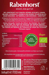 RABENHORST (6 x 700 ml) - Jus de légumes de haute qualité à base de divers légumes au goût épicé intense Boissons sans alcool Naty Shop