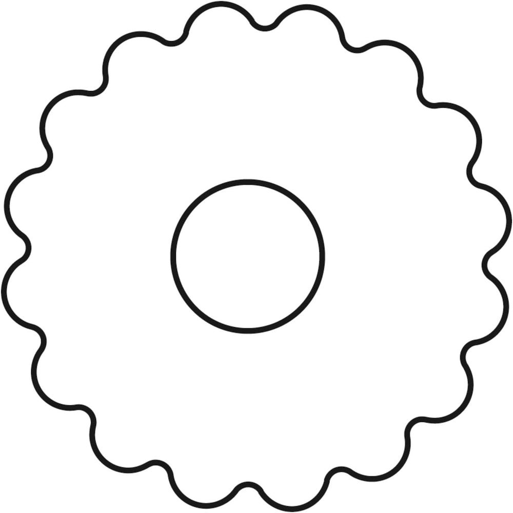 Emporte-pièce Linzer original avec éjecteur, emporte-pièce avec trou de 5 cm, emporte-pièce de Noël, biscuits, biscuits et moule à fondant