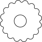 Emporte-pièce Linzer original avec éjecteur, emporte-pièce avec trou de 5 cm, emporte-pièce de Noël, biscuits, biscuits et moule à fondant