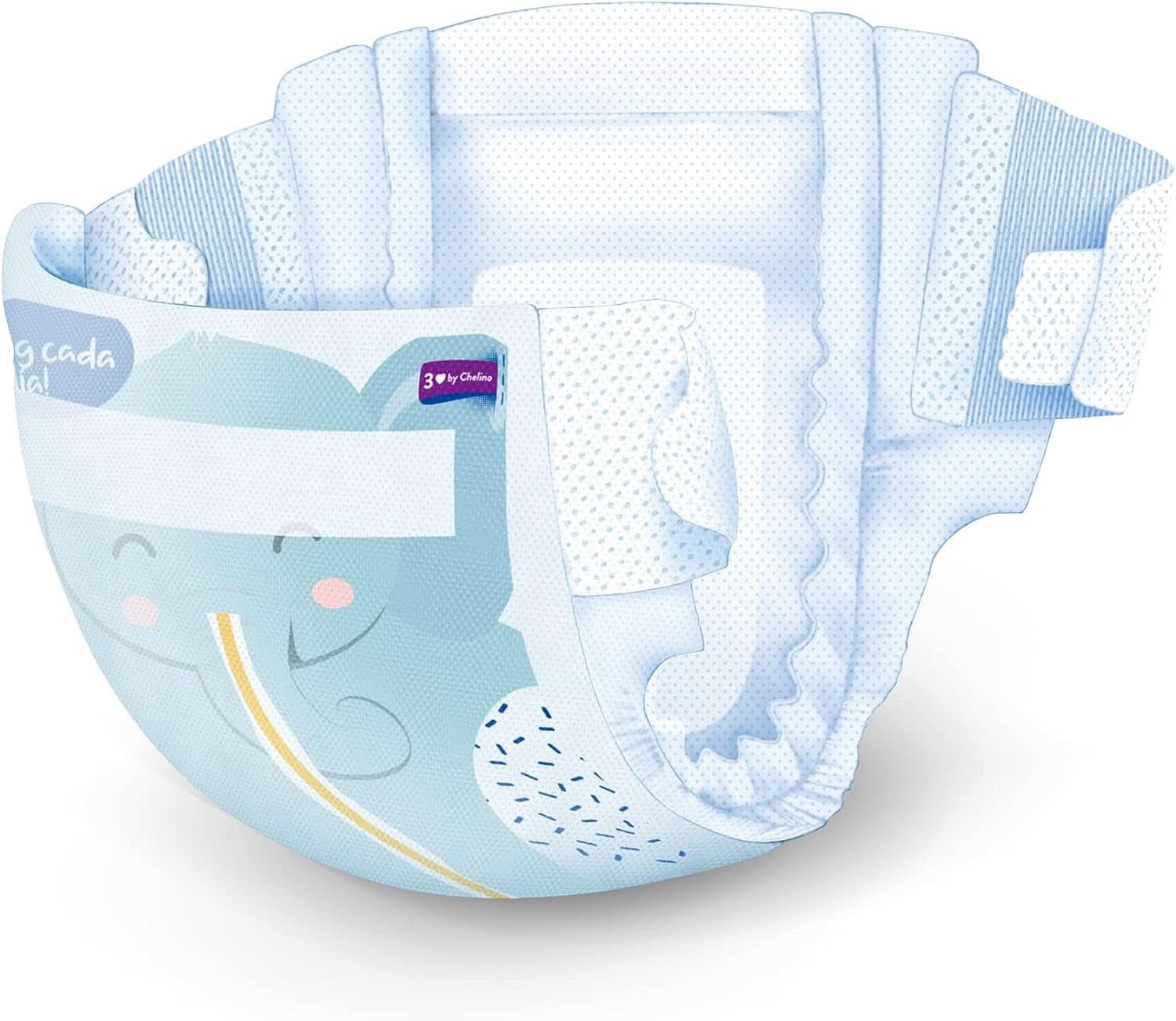 Chelino, mărimea 3 (4-10 kg), 36 scutece Mama si Copilul Naty Shop