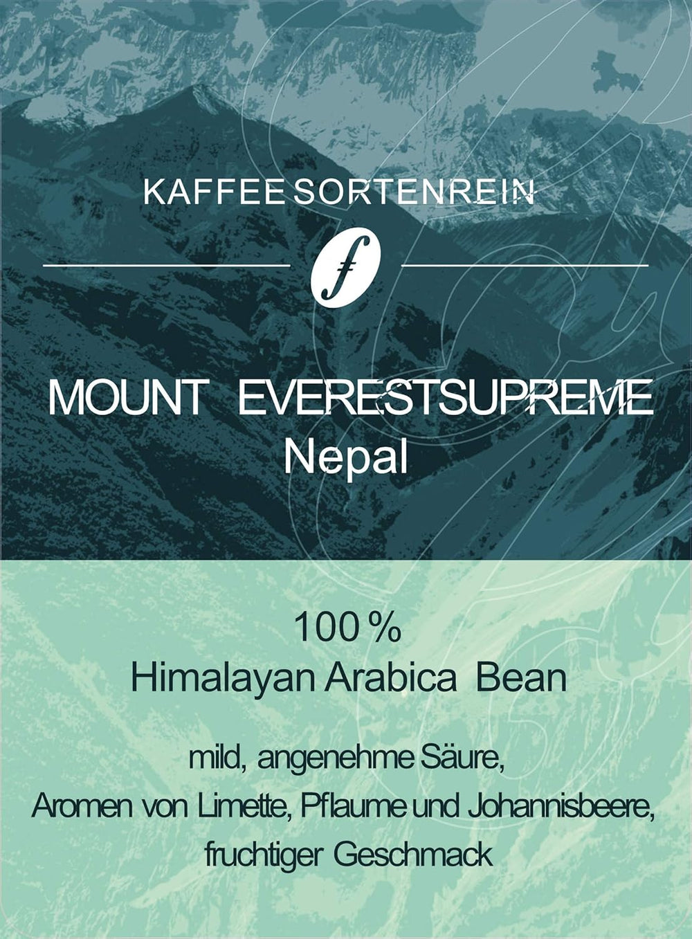 Rohkaffee Népal Mont Everest Café (1000g)