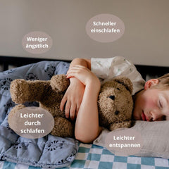 Couverture pondérée pour bébé | 3,5 kg | 100X150Cm | Couverture thérapeutique | Couvertures lestées | Couverture épaisse (visage de tigre bleu, 3,5Kg-100X150 Cm) Lits et Couvertures BLENKZ.