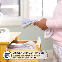 Huggies DryNites Couches de nuit super absorbantes pour filles de 4 à 7 ans, 4 x 16 couches culottes (64 pièces), paquet mensuel