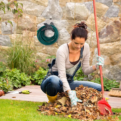 Support pour tuyau d'arrosage Relaxdays, en fonte, motif grenouille, nostalgique, support pour tuyau, HxLxP : 19 x 27 x 17 cm, gris