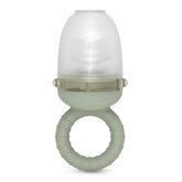 Ronțăitorul Suavinex pentru bebeluși, protecție anti-sufocare, calitate alimentară, silicon, cu capac, ușor de curățat, potrivit pentru mașina de spălat vase și congelator, calmează gingiile, de la 6 luni, verde