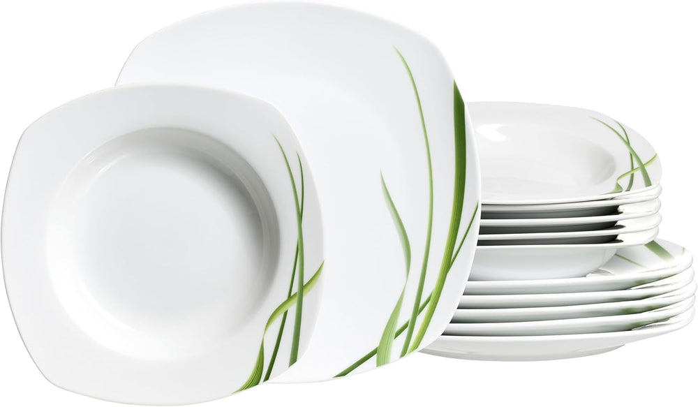 Ritzenhoff & Breker Tafelservice Gianna, 12-Teilig, Porzellan, Weiß Couverts Naty Shop Default Title