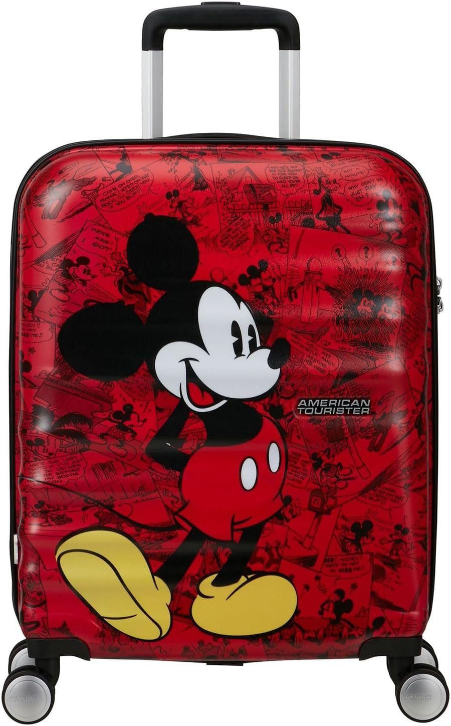 American Tourister Wavebreaker Disney - Spinner S, bagaje pentru copii, 55 cm, 36 L, multicolor (Donald Blue Kiss) - Naty Shop