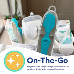 Applicateur de crème pour couches Nuby – Spatule pour crème anti-éruption cutanée | avec étui de voyage | convient dès la naissance Enfant - Bain et Soin Naty Shop