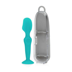 Aplicator de cremă pentru scutece Nuby - Spatulă pentru cremă împotriva erupțiilor cutanate | inclusiv cutie de călătorie | potrivit de la naștere Copii - Baie si Skincare Naty Shop 1 pachet (pachet de 1)