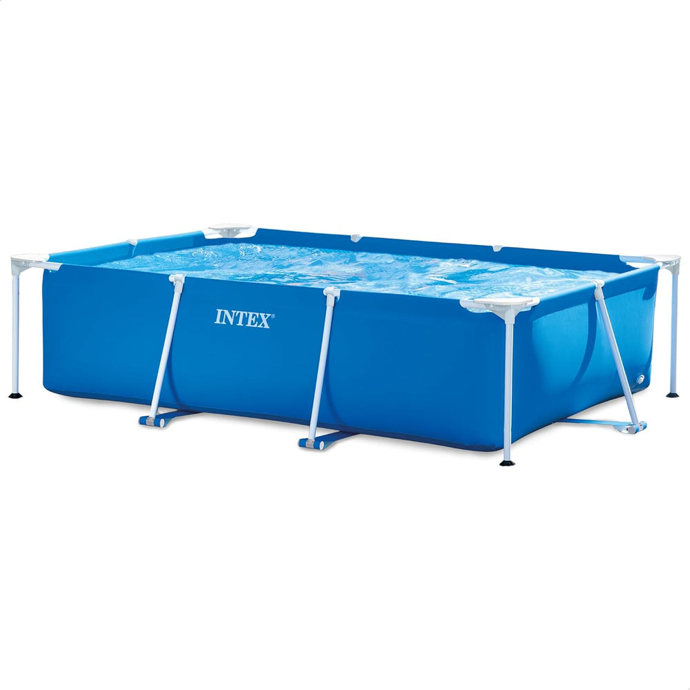 Intex 28271NP - Piscine hors sol rectangulaire avec cadre, 2282 L, acier et PVC, bleue, 260x160x65 cm