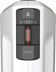 Krups GN4001 3 Mix 4000 Batteur à main | 450 watts | Conception robuste | Contrôleur de vitesse variable | Fonction Turbo et Auswurf | Incl. 2 Rührbesen et 2 Knethaken | Weiß/Grau Cuisine Naty Shop