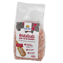 Govinda Kristallsalz - grossier (1kg) | 250 millions d'années alt | Salz dans la région du Pendjab | Beauté 100% naturelle & sans Zusätze | Ayurvédique | Végétalien | Idéal pour le moulin à sel