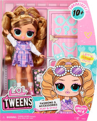 Mdr Surprise ! Tweens Core Doll - Fancy Girl - Comprend 1 poupée mannequin avec tenue et accessoires, 4 objets de collection, Rose