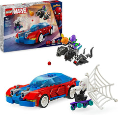 LEGO Marvel Spider-Man Race Car & Venom Green Goblin, jouet de jeu de rôle Spidey avec figurines de super-héros et voiture à construire, cadeau pour enfants, garçons et filles de 7 ans 76279 Ensembles de construction Beuche den LEGO-Store Single