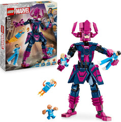 LEGO ǀ Marvel Les Quatre Fantastiques contre. Galactus Baufigur - Bauset mit Superhelden - Jeu avec The Thing, Invisible Woman et Human Torch - Créations créatives pour les jeunes et les filles - 76316