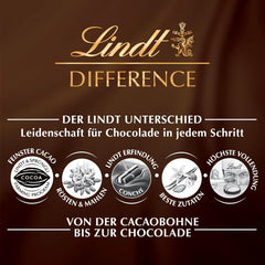 Ciocolată Lindt | Cutie Praline Creola | 100g | 9 praline în 4 sortimente delicioase, fabricate din cacao 100% fină, fără alcool | Set cadou ciocolată