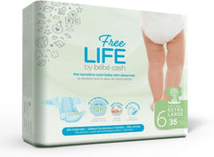 Couche Freelife Baby Cash, Größe 6 (18 Kg Und +), 1 X 35 = 35 Couche Naty Shop