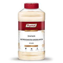 Prymat Getrockneter Knoblauch granuliert 1.05kg – Aromatisches Knoblauchgranulat zum Würzen von Fleisch, Fisch, Gemüse, Saucen, Dips & Marinaden – intensif im Gesmack – ohne Zusätze