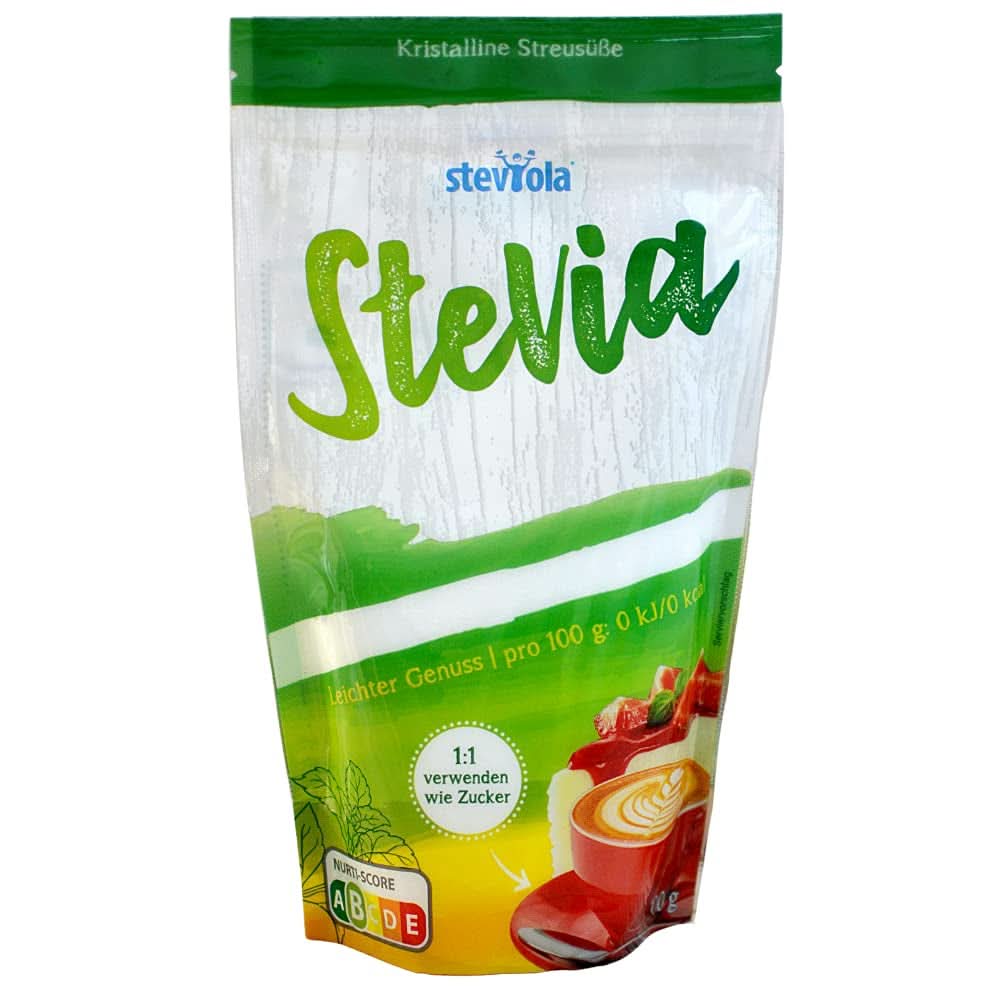 Stéviola | Édulcorant stévia | Édulcorant sans calories, 300 grammes Édulcorants Naty Shop Édulcorant Stevia, 300 grammes