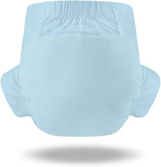 Scutece pentru adulți CutiePlusU, suprafață uscată, absorbție maximă peste noapte, scutec de incontinență de unică folosință – albastru, 2 bucăți (medii 71-96 cm)