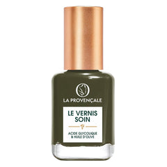 Vernis à ongles Le Vernis Solaire, longue tenue, vert olive