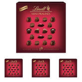 Ciocolată - Mini Praline de Ciocolată Neagră | 90 g | Cutie cu 18 praline, fiecare în 6 sortimente delicioase | Cadou de Ciocolată | Cadou de Ciocolată (Pachet de 4)