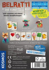KOSMOS 683320 Belratti, Est-ce de l'art ou est-ce que cela peut être le chemin ? Jeu de cartes, jeu coopératif d'association d'images, 3 à 7 joueurs, à partir de 8 ans