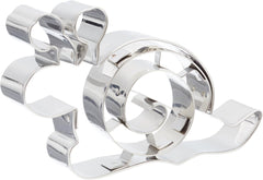 Boîte à biscuits Städter, acier inoxydable, argent, 10 x 10 x 3 cm