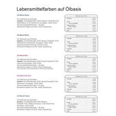 Color Mill Liquid Food Coloring Set - 5 x 20 ml à base d'huile (noir, rose vif, violet, rouge et bleu) - Résistant aux UV - Parfait pour la pâtisserie et comme garniture pour les gâteaux, muffins et décorations de gâteaux