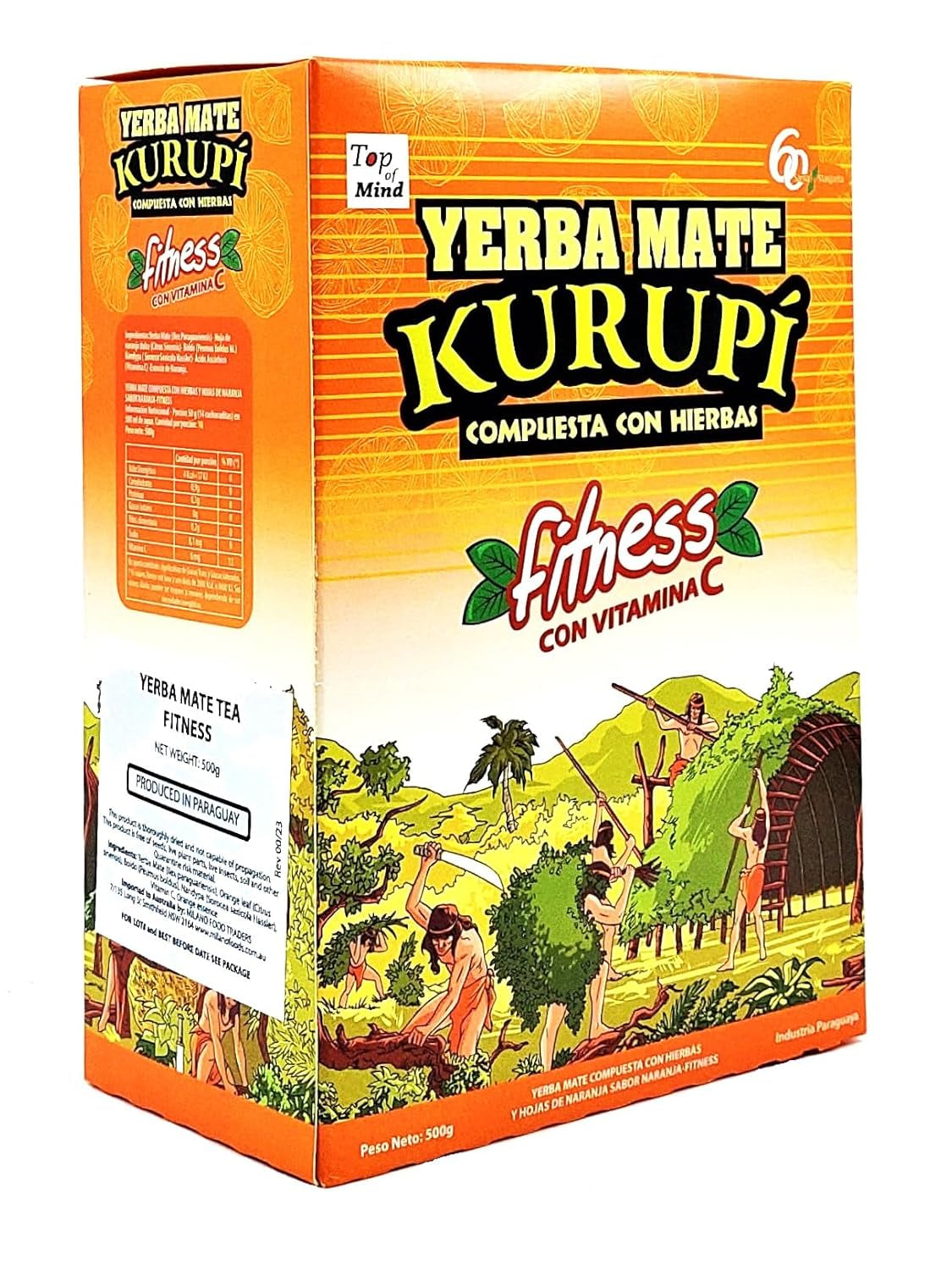 Ceai Yerba Mate  500G |  Fitness 500G | Ceai Yerba Mate cu plante