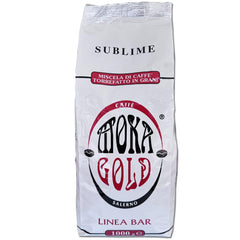 Ligne Moka Gold Sublime - 5 sachets de 1 kg chacun - Café en grains au goût raffiné - Mélange arabe - Idéal pour les bars et restaurants - Plein de saveurs
