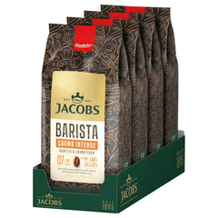 Café en grains JACOBS Barista Editions Crema Intense (4 x 1 kg)