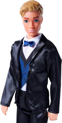 Simba 105733629 - Steffi Love Kevin Charmante poupée de 30 cm portant un costume élégant avec nœud papillon et gilet, à partir de 3 ans