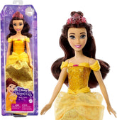 Mattel Disney Princess Toy, păpușă mobilă Belle Fashion cu haine strălucitoare și accesorii, inspirată de filmul Disney, cadou pentru copii, HLW11 Papusi Naty Shop Titlu implicit