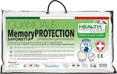 VIP. Oreiller Très Important V.I.P. Oreiller en mousse à mémoire de forme pour dispositif médical fabriqué en Italie 48 x 78 x 12 cm Naty Shop Oreillers standard Titre par défaut