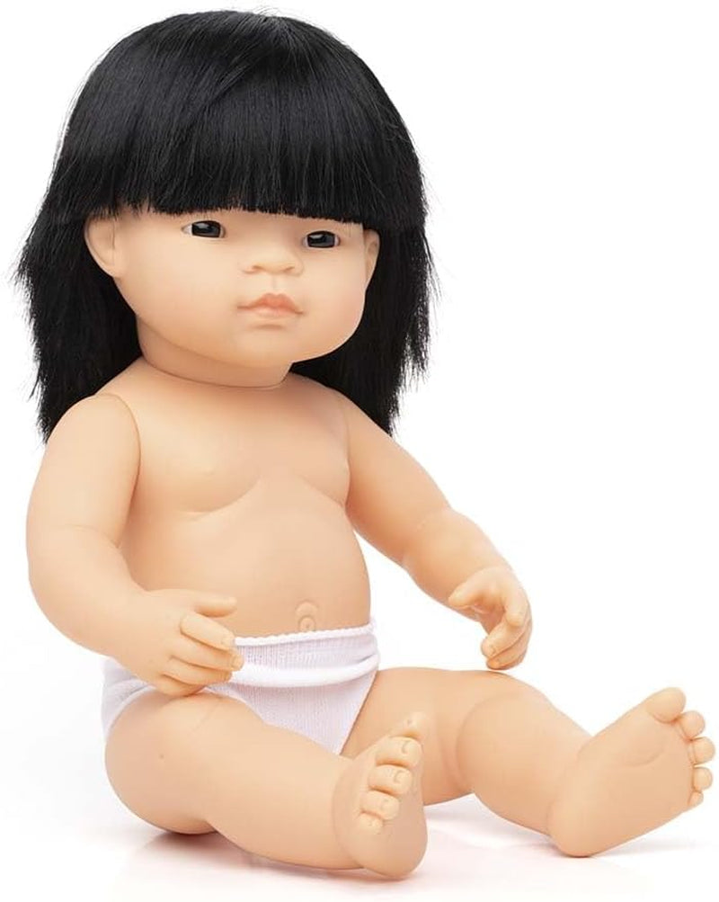Miniland Babypuppe asiatique filles 38cm-31056, Zufällig