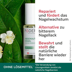 PODERM - STOP ROUGEURS DES ONGLES - Alternative au Laque Amère - Sérum Soin Anti-Stress 100% Naturel - Active la Croissance - Adultes/Enfants - Fabriqué en Suisse